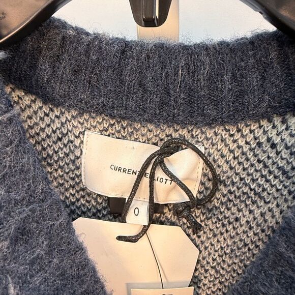 Current Elliott Soft Oversized The Cali Leopard Print Sweater XS NWT - Picture 4 of 7